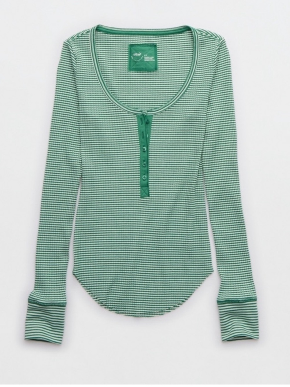 BNWT Aerie Essential Henley Layering T-Shirt